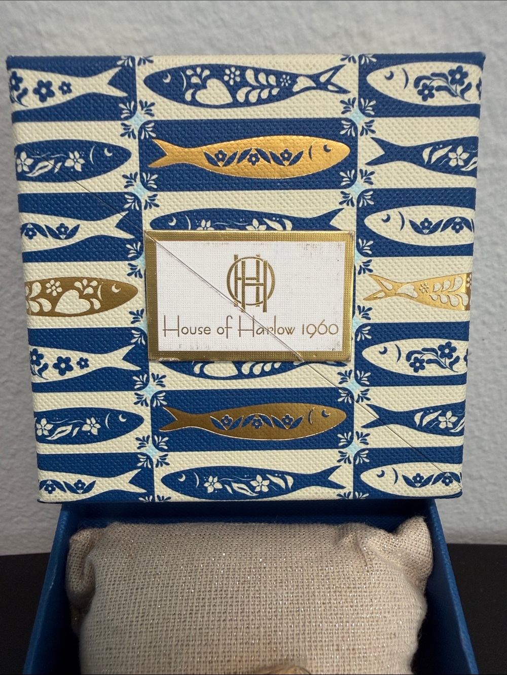 House of Harlow 1960 | Gold-Tone Puff Hinged Cuff Classic Bangle Bracelet - Picture 2 of 7